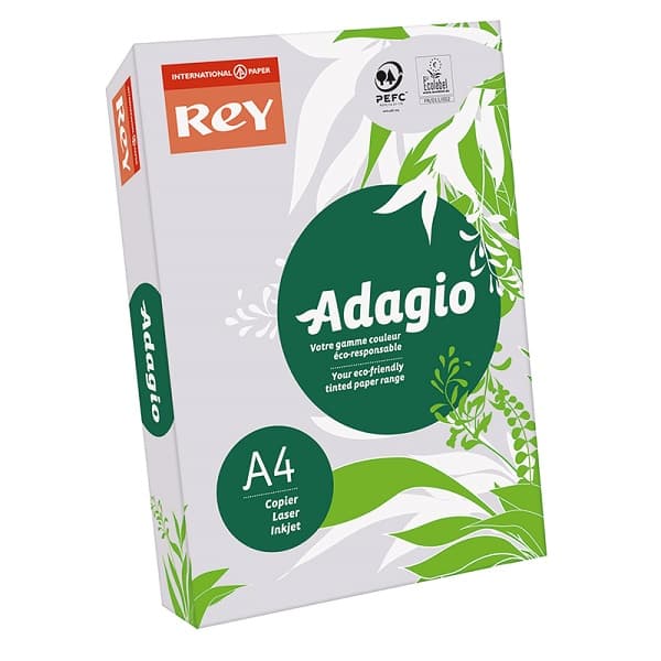 Бумага цветная А4 80 г/м2 интенсив Rey Adagio Lavender 61 фиолетовая (10)