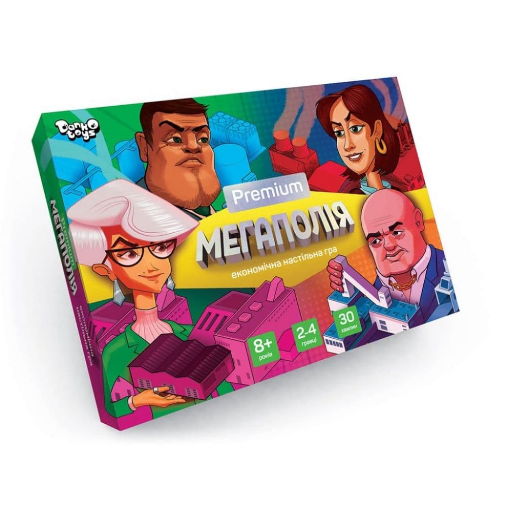 Гра Мегаполія Premium українською DankoToys (5) №G-MP-01-01U