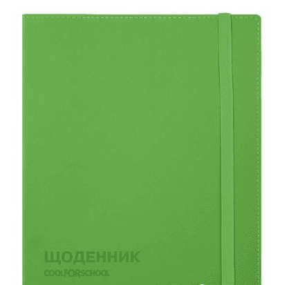 Дневник шк. кожзам. В5 "CoolForSchool" №CF29936-04 с тиснением 48л,зелёный(36)