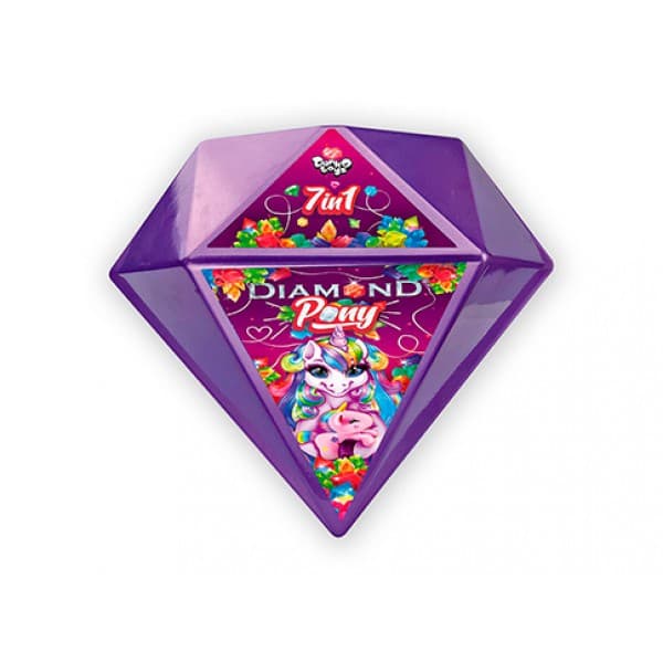 Набір креативної творчості Diamond Pony українською DankoToys (4) №BPS-01-03 U
