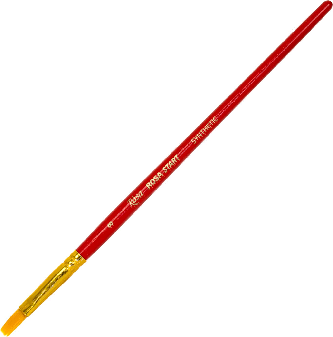 Пензлик художній Rosa Start синтетика, плоский 8 к.р. 18750208
