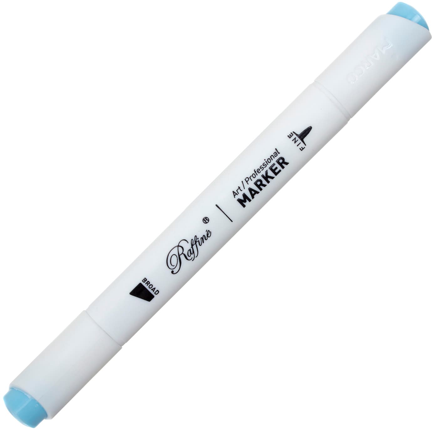 Маркер-скетч двусторонний Marco Pastel blue 7800-6CB / B203