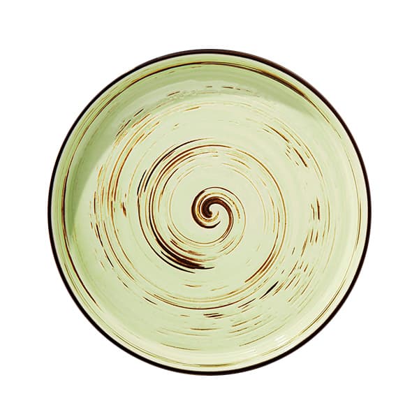 Тарілка керамічна Spiral Pistachio 28 см Wilmax (3) (18) №WL-669120/1204