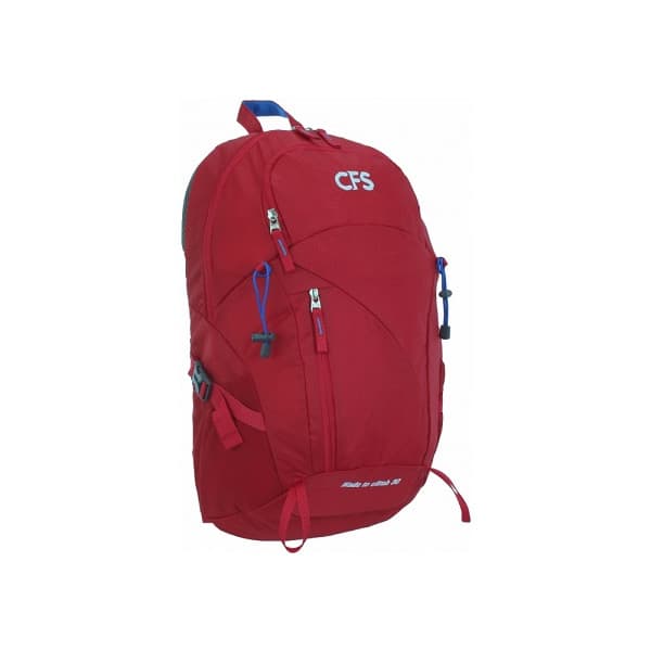 Рюкзак CoolForSchool 1 відділення, 4 кишені червоний 19" №CF86124