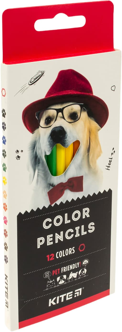 Карандаши цветные 12 цветов Kite Kite Dogs (12) (240) №K22-051-1