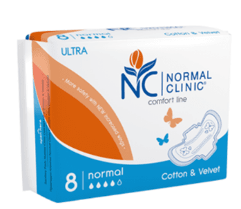 Прокладки щоденні Clinic Comfort cotton&velvet 8 шт (24) №NCF06B/2888