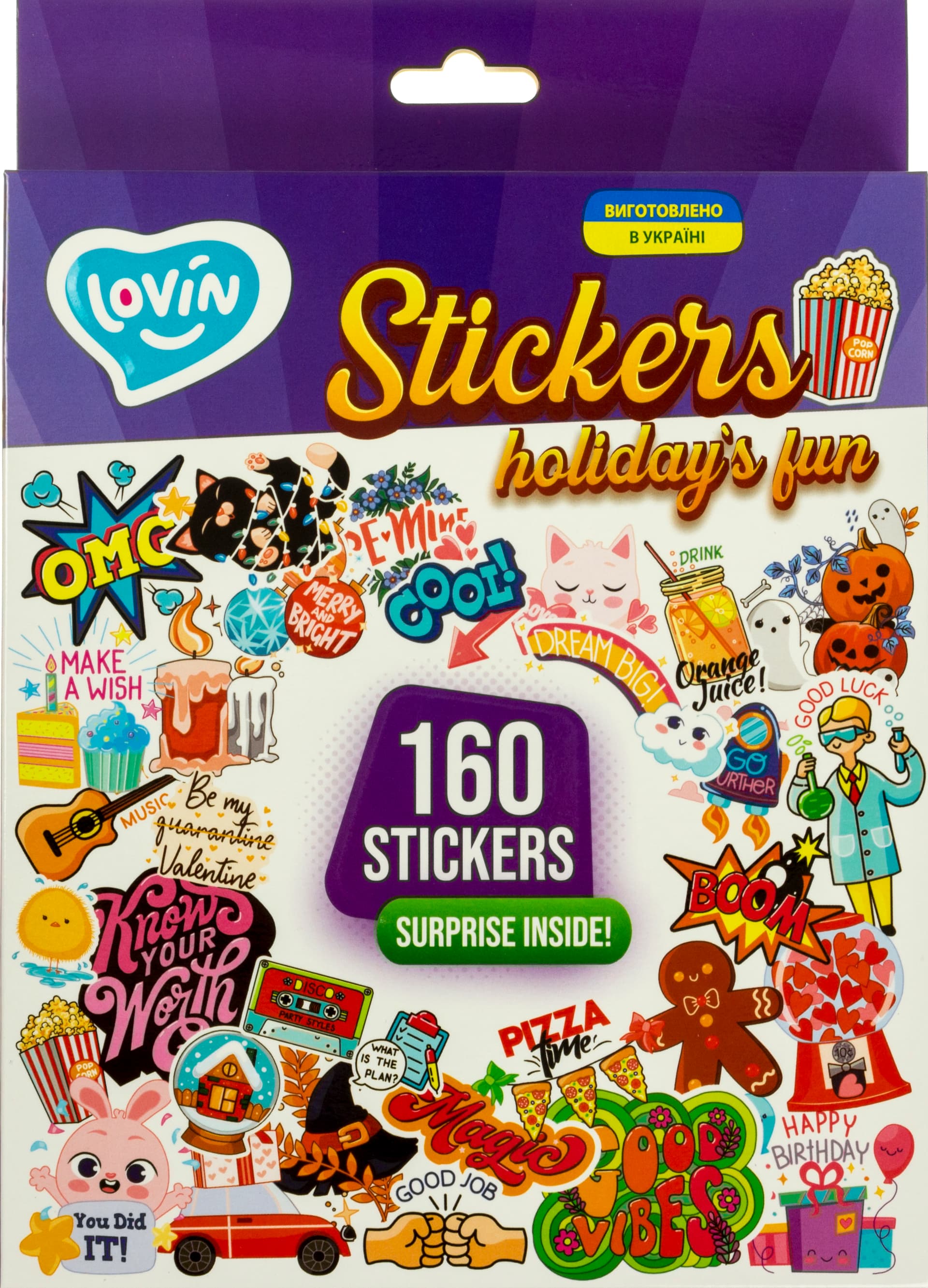 Набір стікерів Lovin Holiday's fun (12) №90016