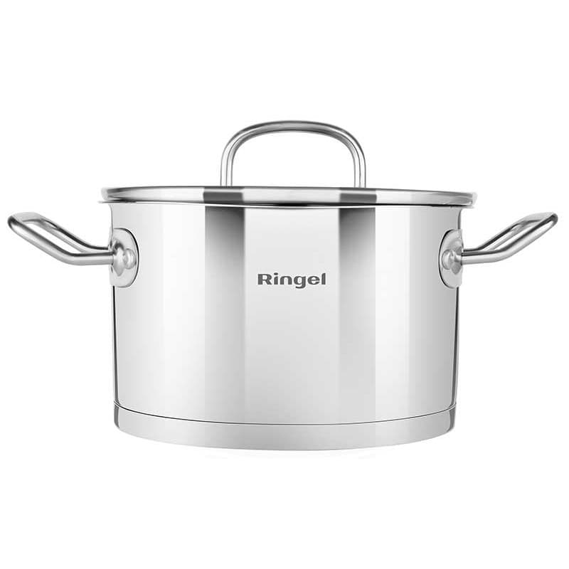 Кастрюля нерж. "Ringel Prime" 18см 2,6л с крышкой №RG-2019-18(6)