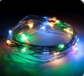 Гірлянда світлодіодна "Colored" 100LED H-10м з контролером №R88647-1