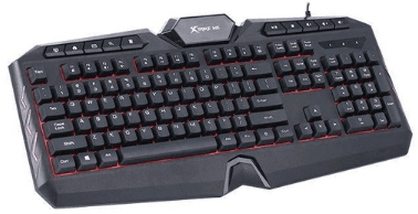 Клавіатура ігрова мембранна Xtrike Me KB-509 RGB black