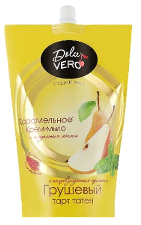 Крем-мыло жидкое "Dolce Vero" (запаска) Грушевый Тарт Татен 500мл(16)