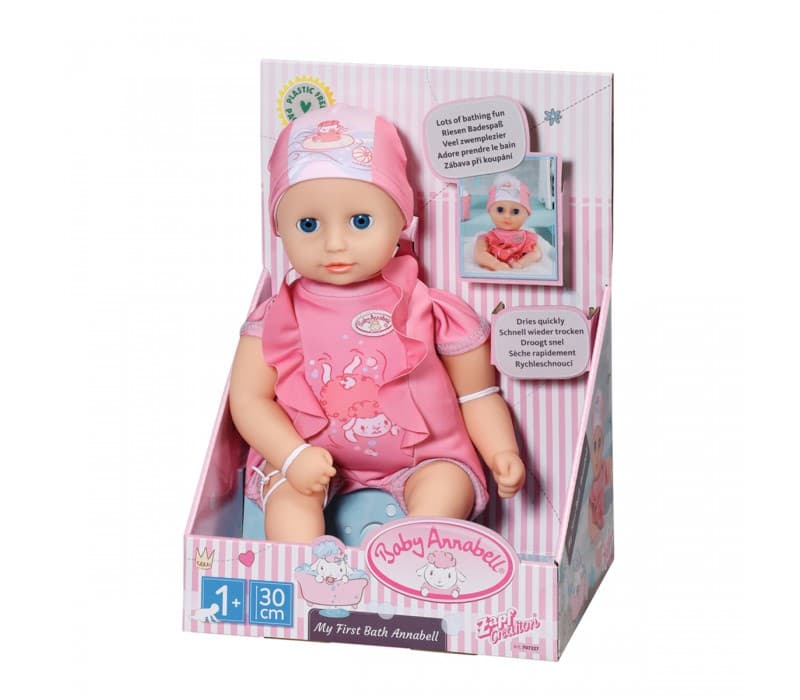 Лялька "My First Bath Annabell" - Чудове купання 30см №707227/КіддіСвіт/