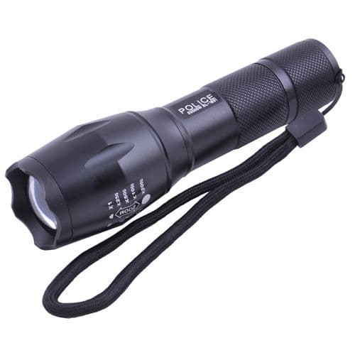 Фонарь метал., zoom, 18650(3хAAA), 5 режимов №BL-1831A-T6