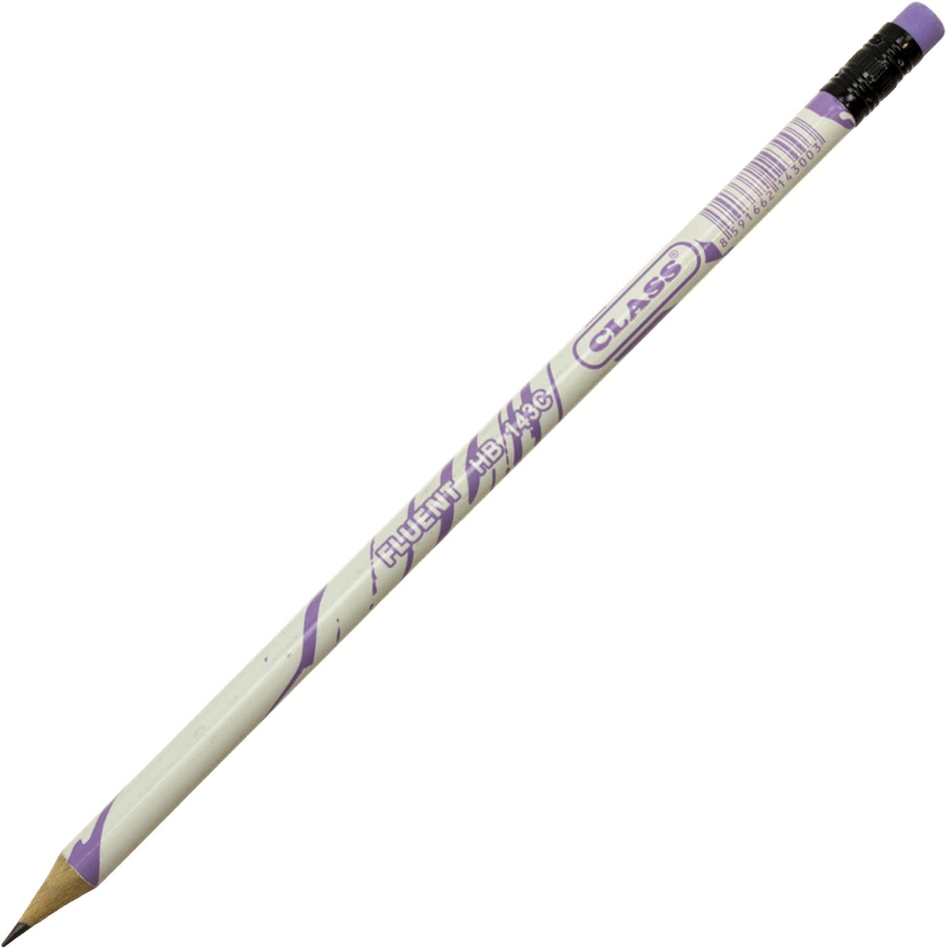 Карандаш гр. "Class" №143C HB Fluent с резинкой(72)(288)(1728)
