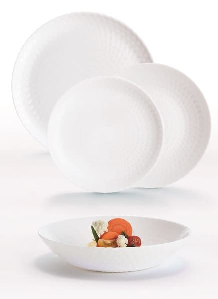Сервиз столовый стекло 18предм. "Luminarc.Pampille White" №Q6153/4990