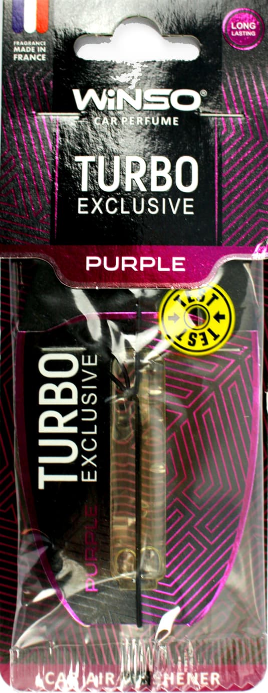 Аромадифузор для авто "Winso" 6мл Turbo Exclusive Purple з капсулою(25)