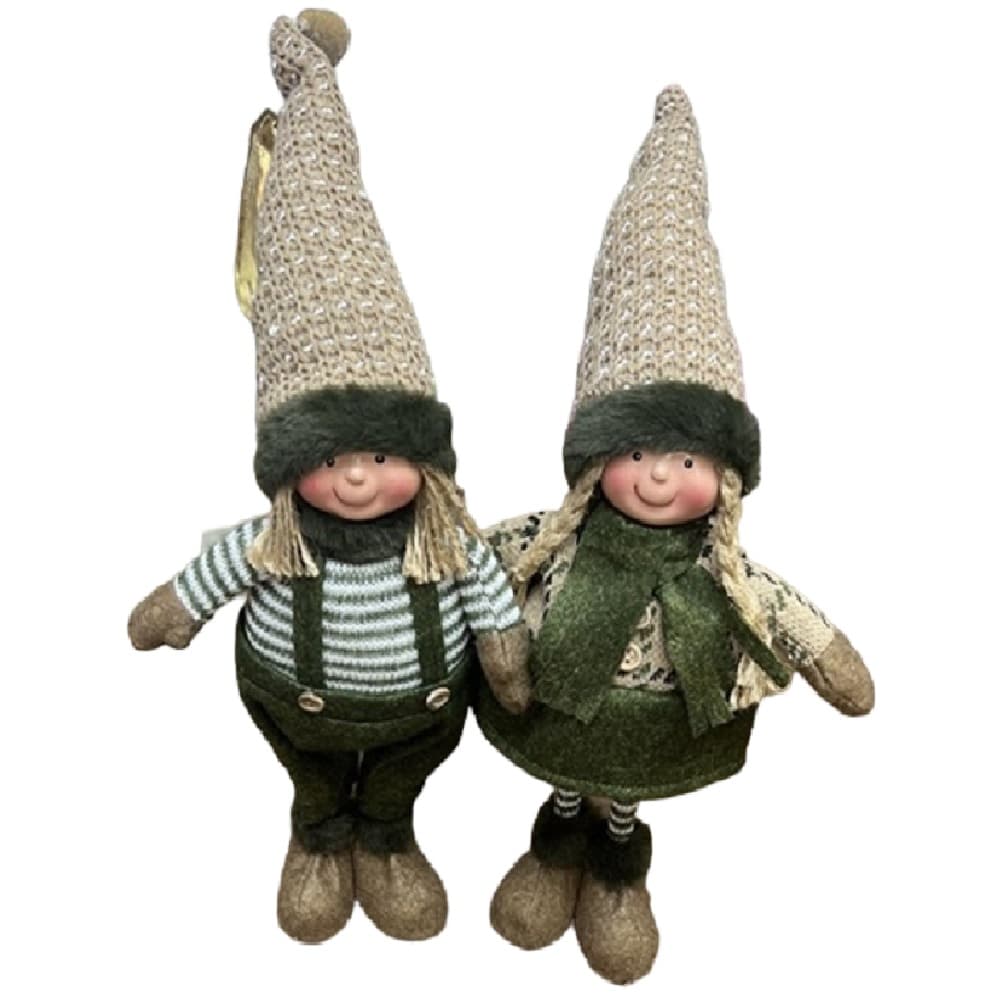 Фигурка новогодняя "Doll" 43см зелёная №R95927