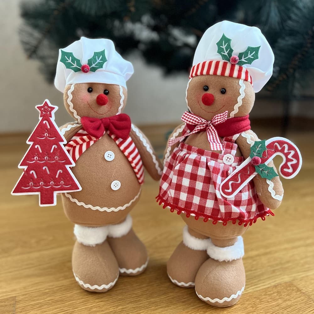 Фигурка новогодняя "Gingerbread Man" 40см №R90781