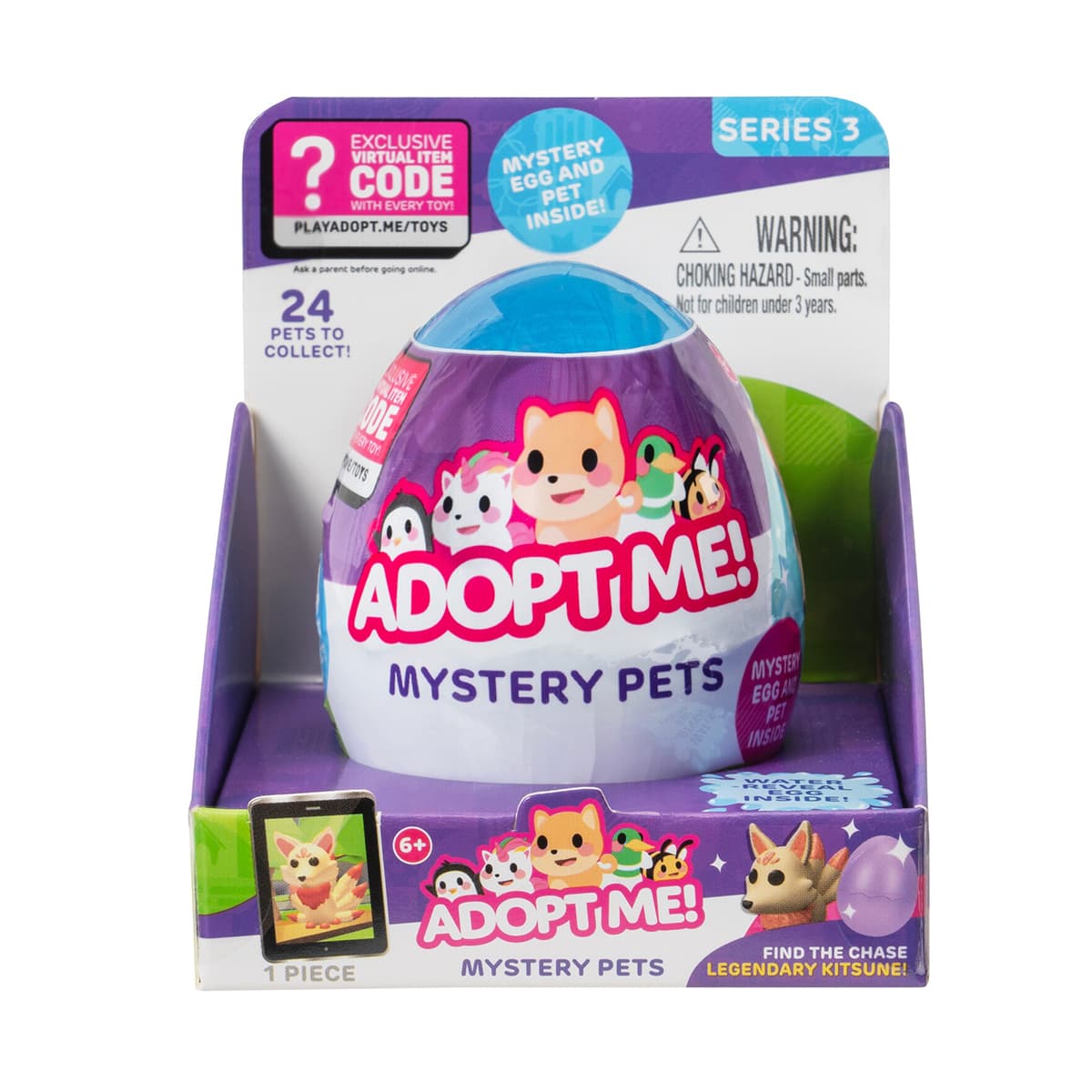 Іграшка-сюрприз в яйці "ADOPT ME! S3 - Казкові тварини" №AME0012/КіддіСвіт/(24)