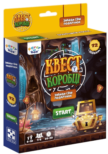 Гра наст. "Квест у коробці. Відеогра" №VT5902-03