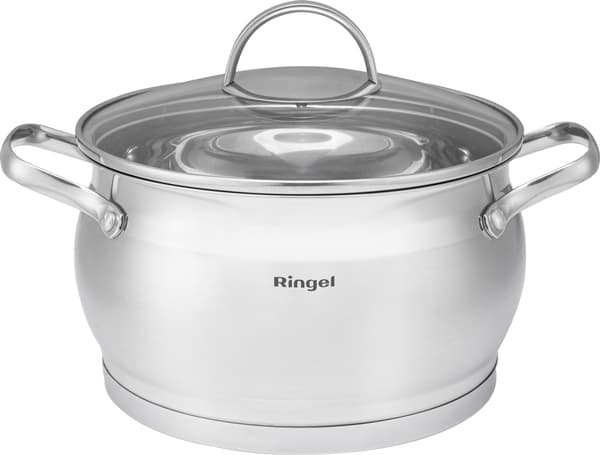 Кастрюля нерж. "Ringel Salsa" 18см 3,1л с крышкой №RG-2034-18(6)