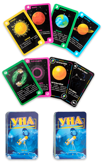 Игра "УНА космическая" укр.,в кор-ке №30448/Strateg/(62)
