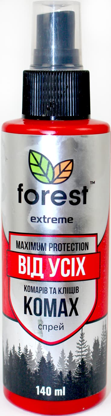 Спрей-репеллент "Forest Extreme" от всех летающих и ползающих насекомых 140мл №0785(24)