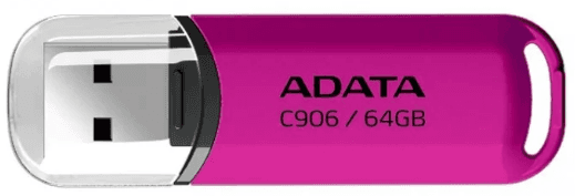 Флеш-пам`ять 64GB "A-Data" C906 USB2.0 purple pink №5105