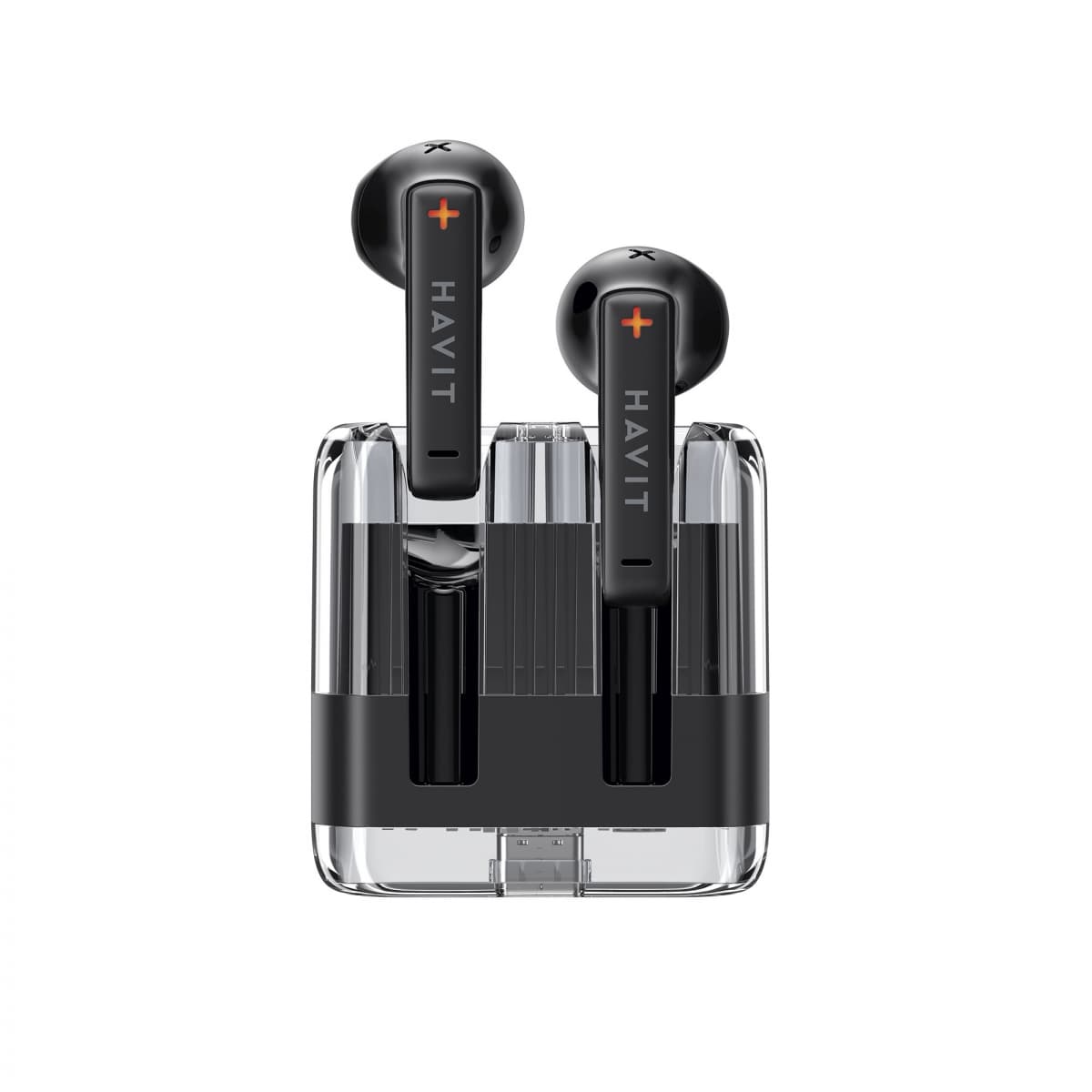 Наушники вставные Havit TW981 TWS кейс+зарядка+микрофон black