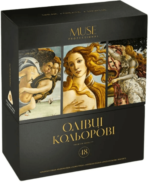 Карандаши цветн. 48 цветн. "Школярик" №102M-48 Muse тригран.(3)