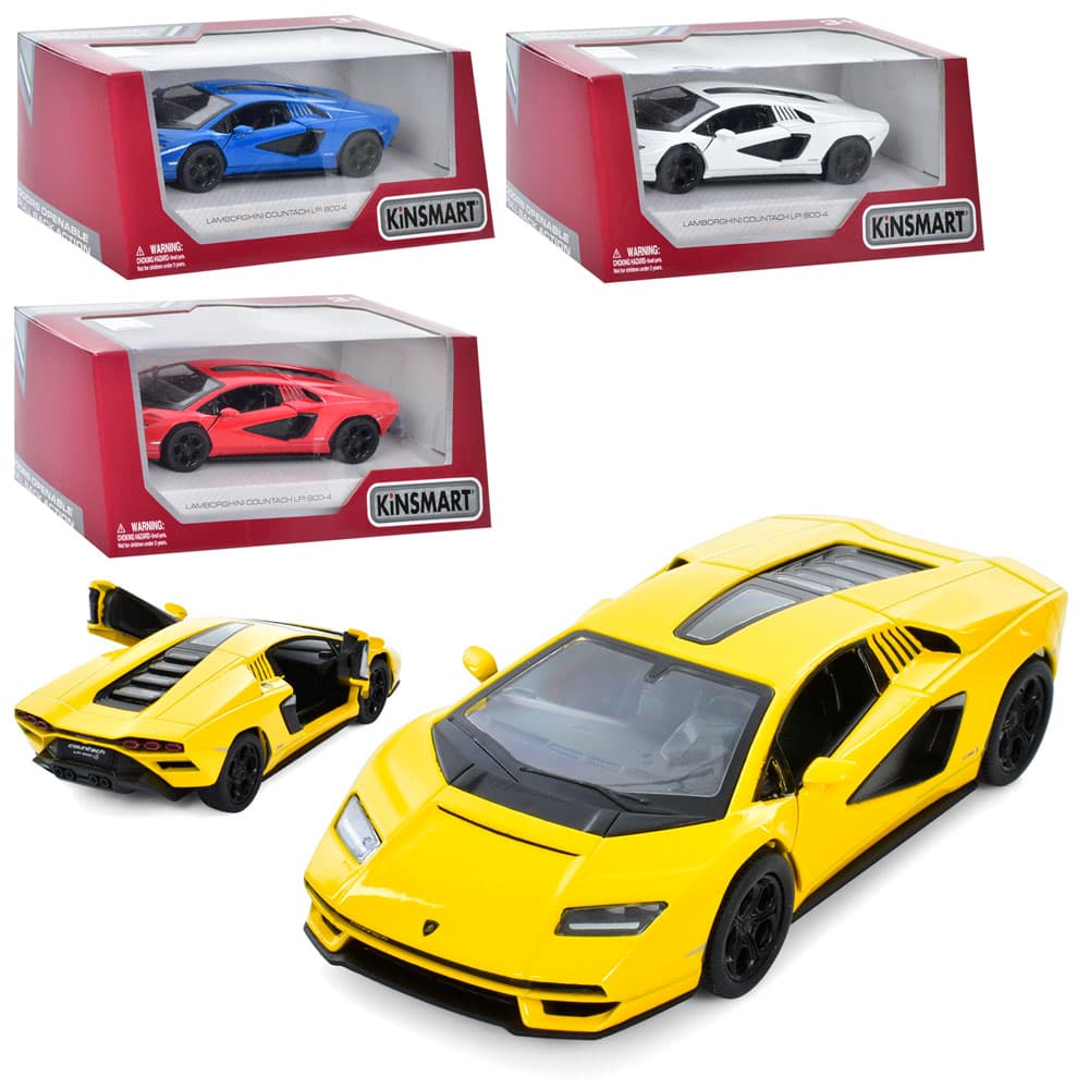 Машина інер-а метал. "Kinsmart"Lamborghini Countach LPI 800-4, в кор-ці,16х7,5х8см№KT5437W