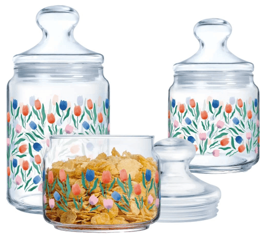 Набор банок для сип. прод. стекло "Luminarc. Club Rossary" 3шт 0,5/0,75/1л №X1076/2632(5)