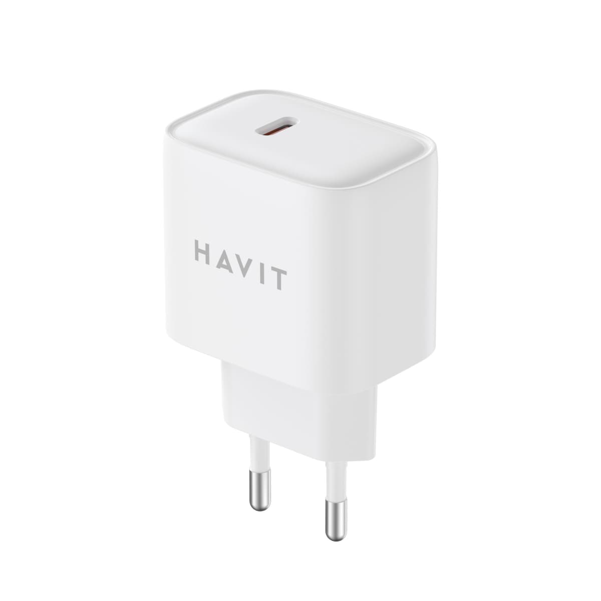 Зарядний пристрій Havit №HV-UCY002 Type-C 20W швидка зарядка white