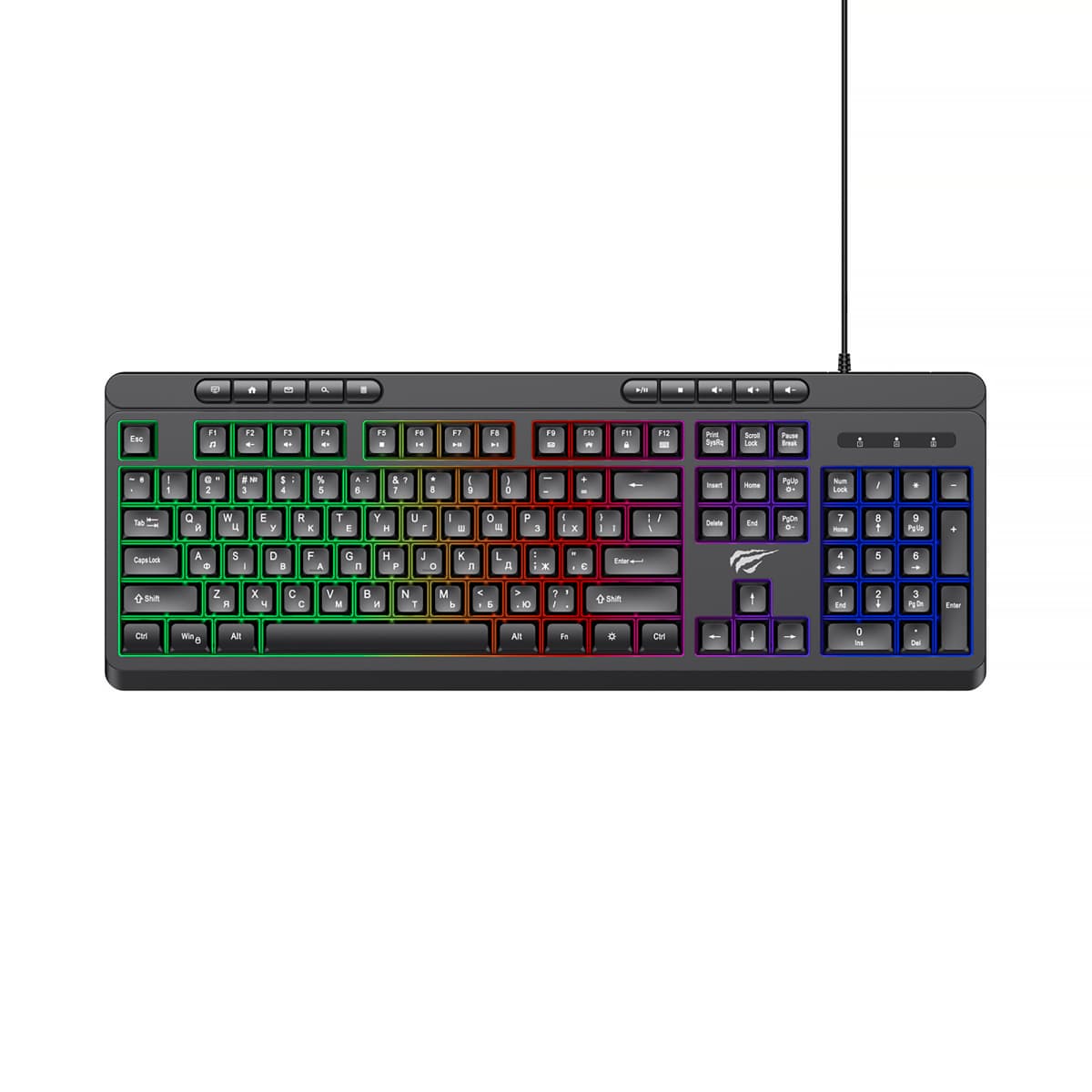 Клавіатура ігрова Havit HV-KB907L black
