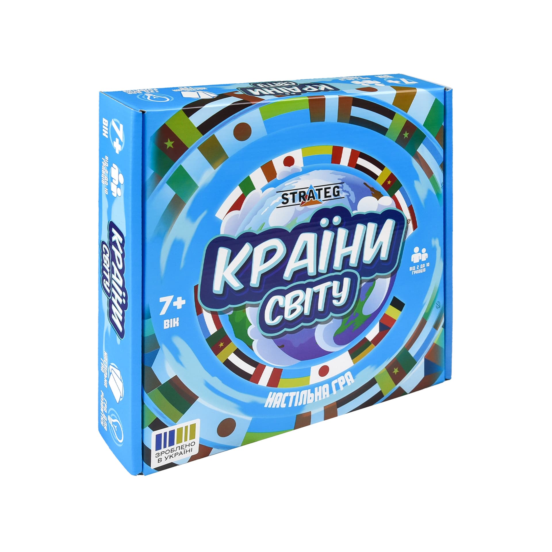 Гра наст. "Країни світу" укр. №30952/Strateg/(10)