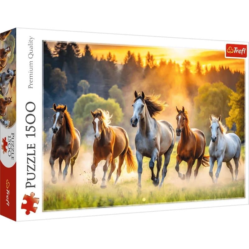 Пазлы Trefl 1500эл. Дикие лошади №26215