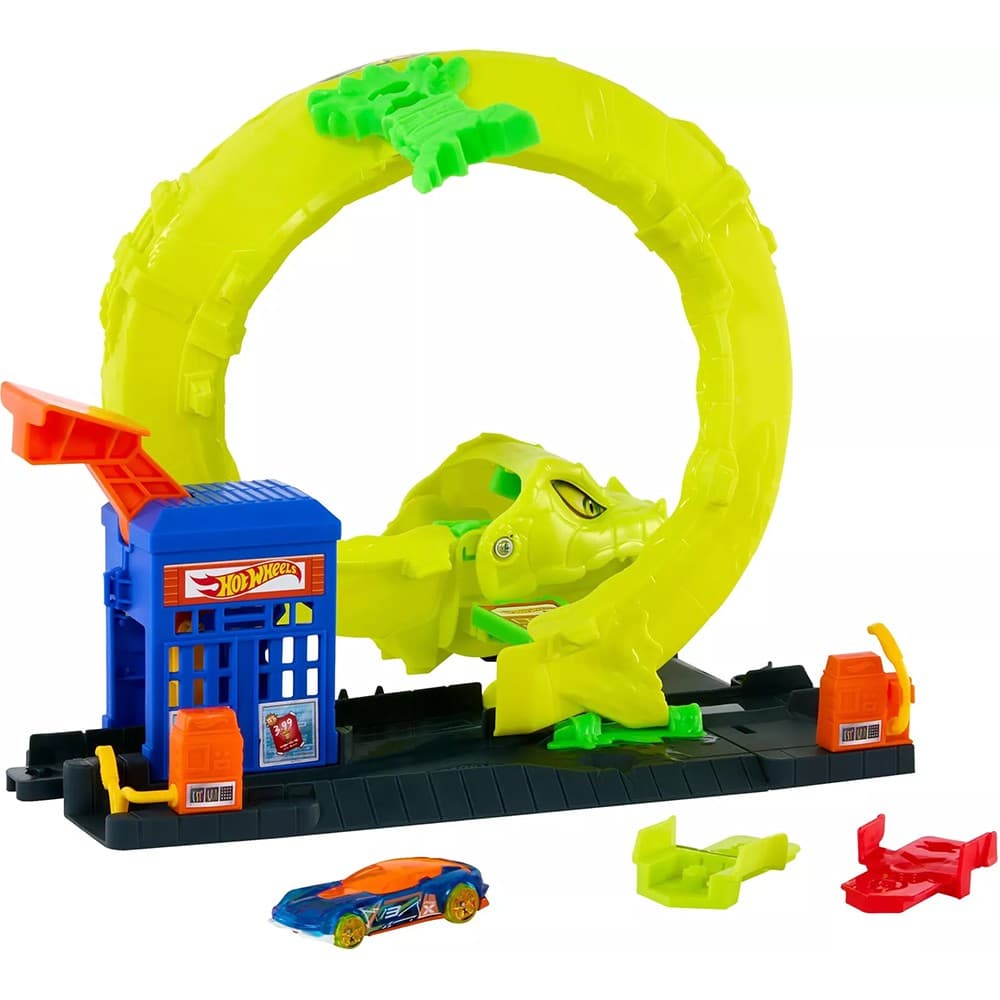 Игровой набор "Спиральная атака Змеи.Опасные создания" №JBM63/Hot Wheels/(2)