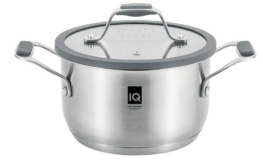 Каструля нерж. "IQ Be Brave" 22см 4,2л з кришкою №IQ-2052-22(4)