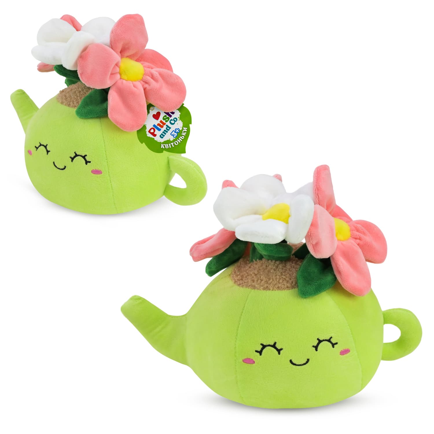 Мягкая игр. "Вазон с цветами" 21см №PLC25092(20) КИ