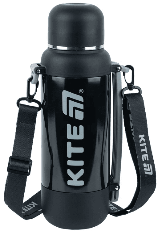 Термос метал. 1,2л "Kite" чёрный №K25-1225-1