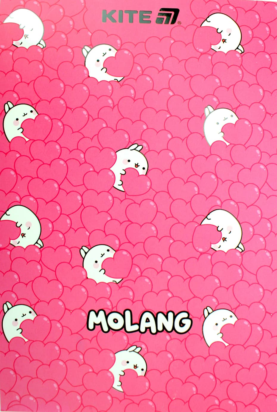 Блокнот А5 50л. клет. тв. обл. Molang-2 №ML25-194-2/Kite/(10)