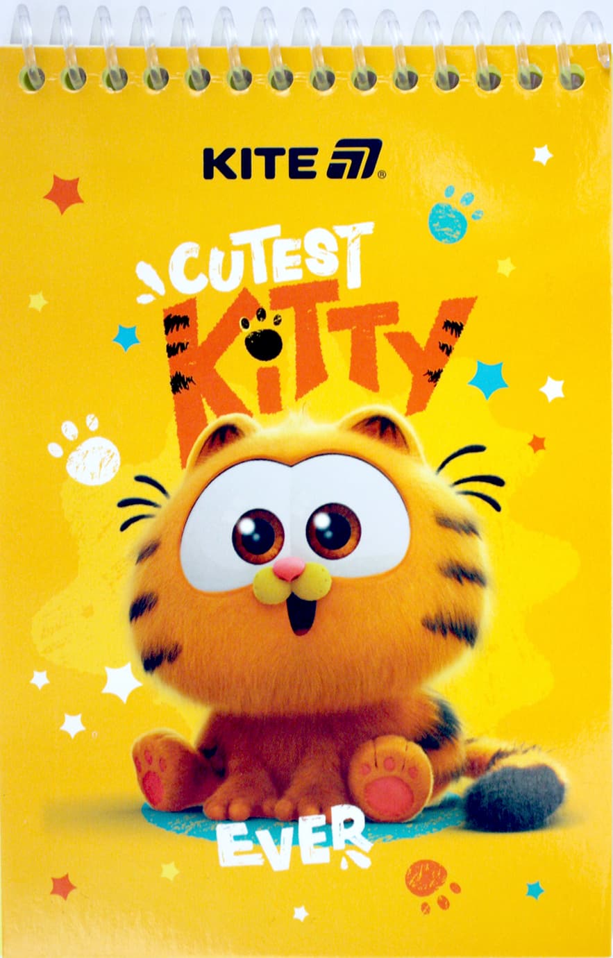 Блокнот пруж. А6 48арк.б/лін. Garfield №GF25-196/Kite/(20)