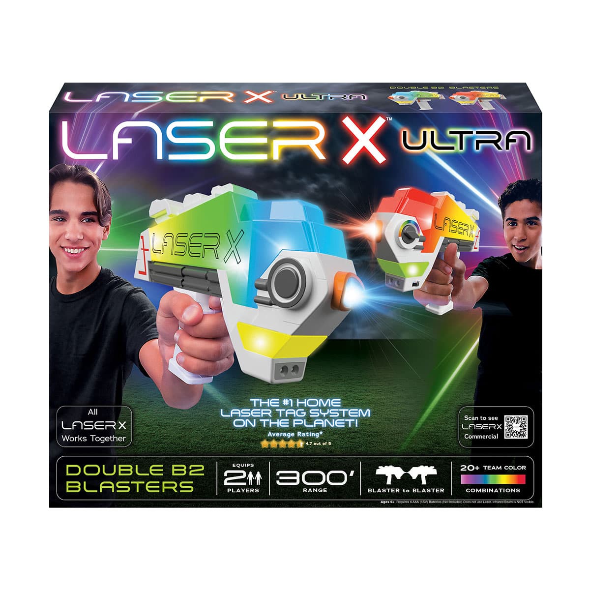 Ігровий набір для лазерних боїв-Laser X ULTRA для двох гравців №87552/КіддіСвіт/(4)
