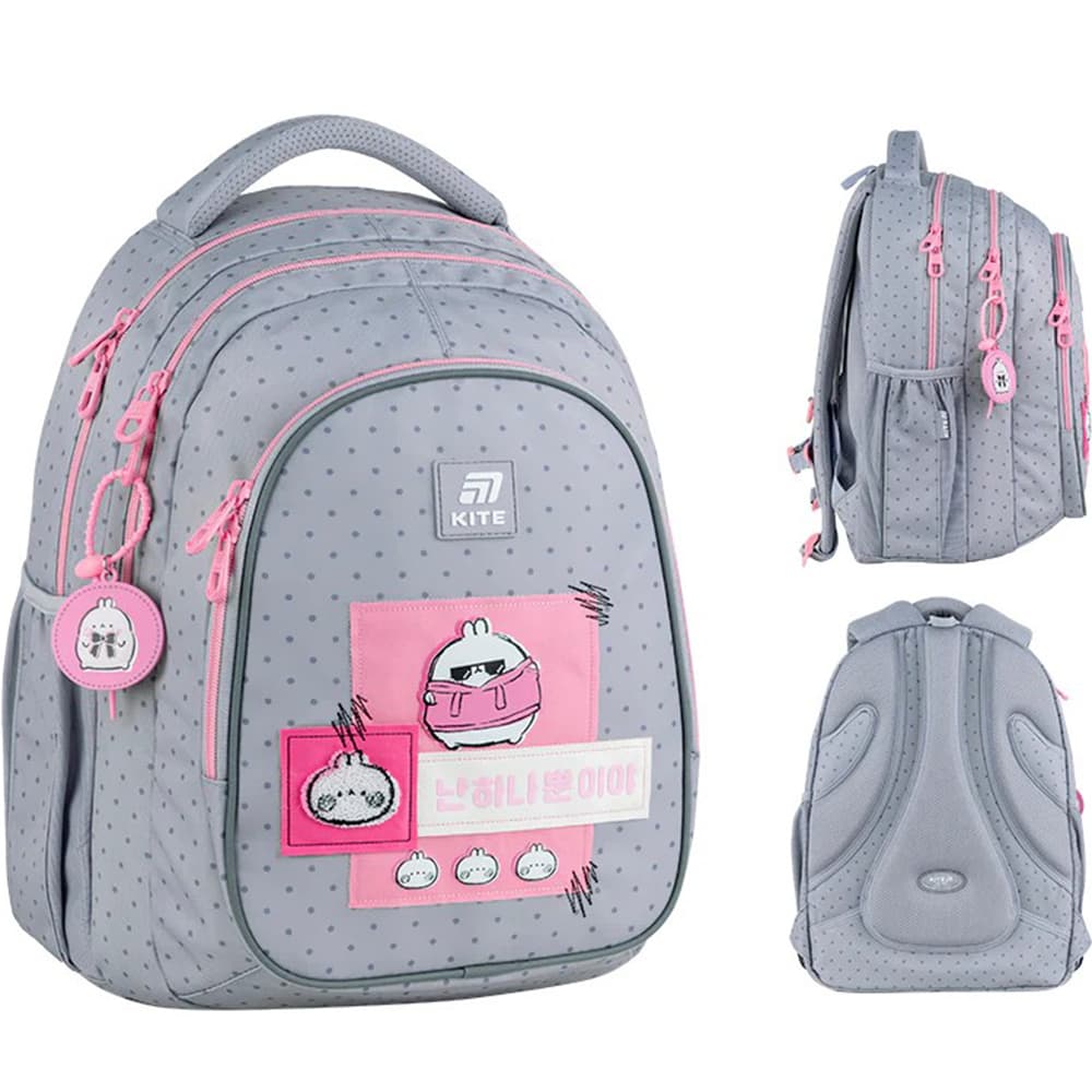 Рюкзак "Kite" Education teens ML Molang 3від.,2карм. №ML25-8001L(6)(10)