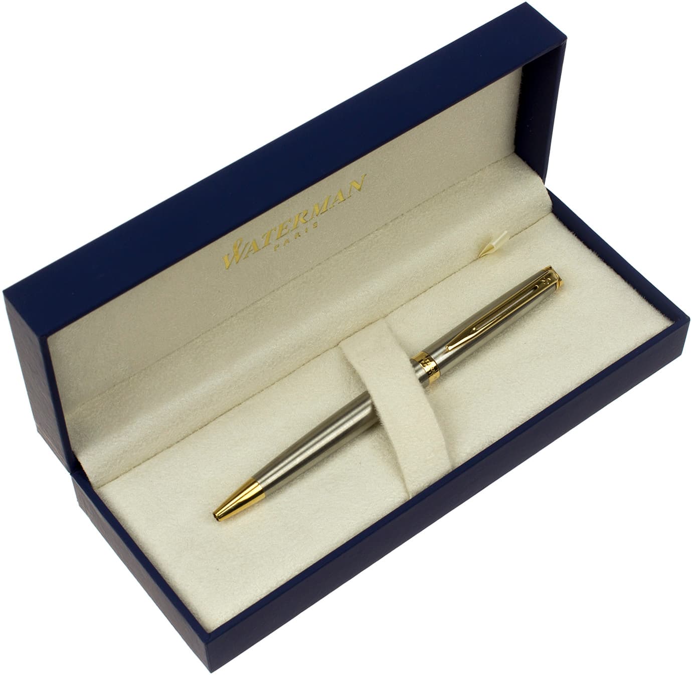 Ручка шариковая Waterman Hemisphere сталь с позолотой 22010