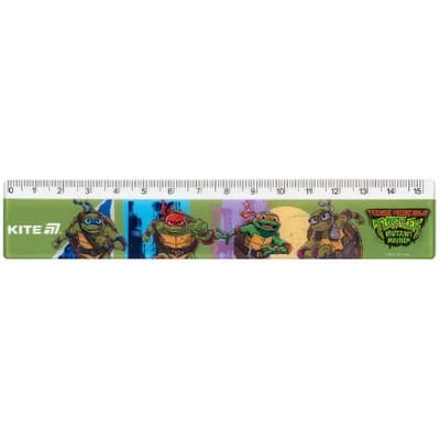 Лінійка пласт. 15см "Kite" №NT25-090 Ninja Turtles(100)