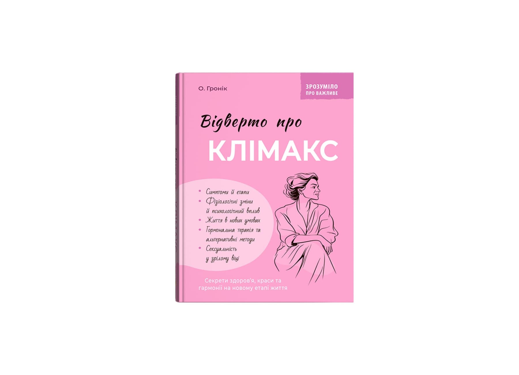 Книжка А5 "Понятно о важном. Откровенно о климаксе" №5669/Кристал Бук/(10)