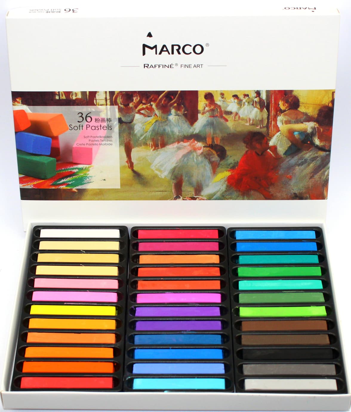 Набор пастели 36 цветов Marco (6) (24) 7300/36