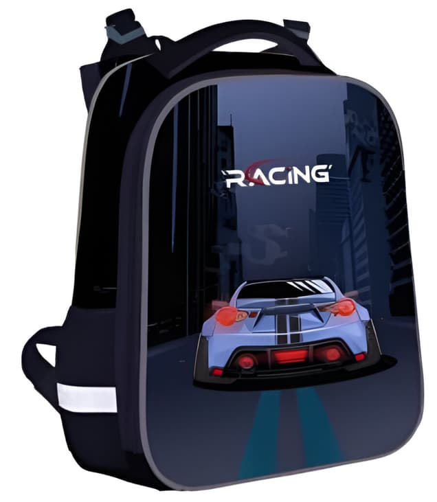 Рюкзак каркасний "School Case" Racing 2від. 2карм,39х29х16см №2515C/Class/(4)
