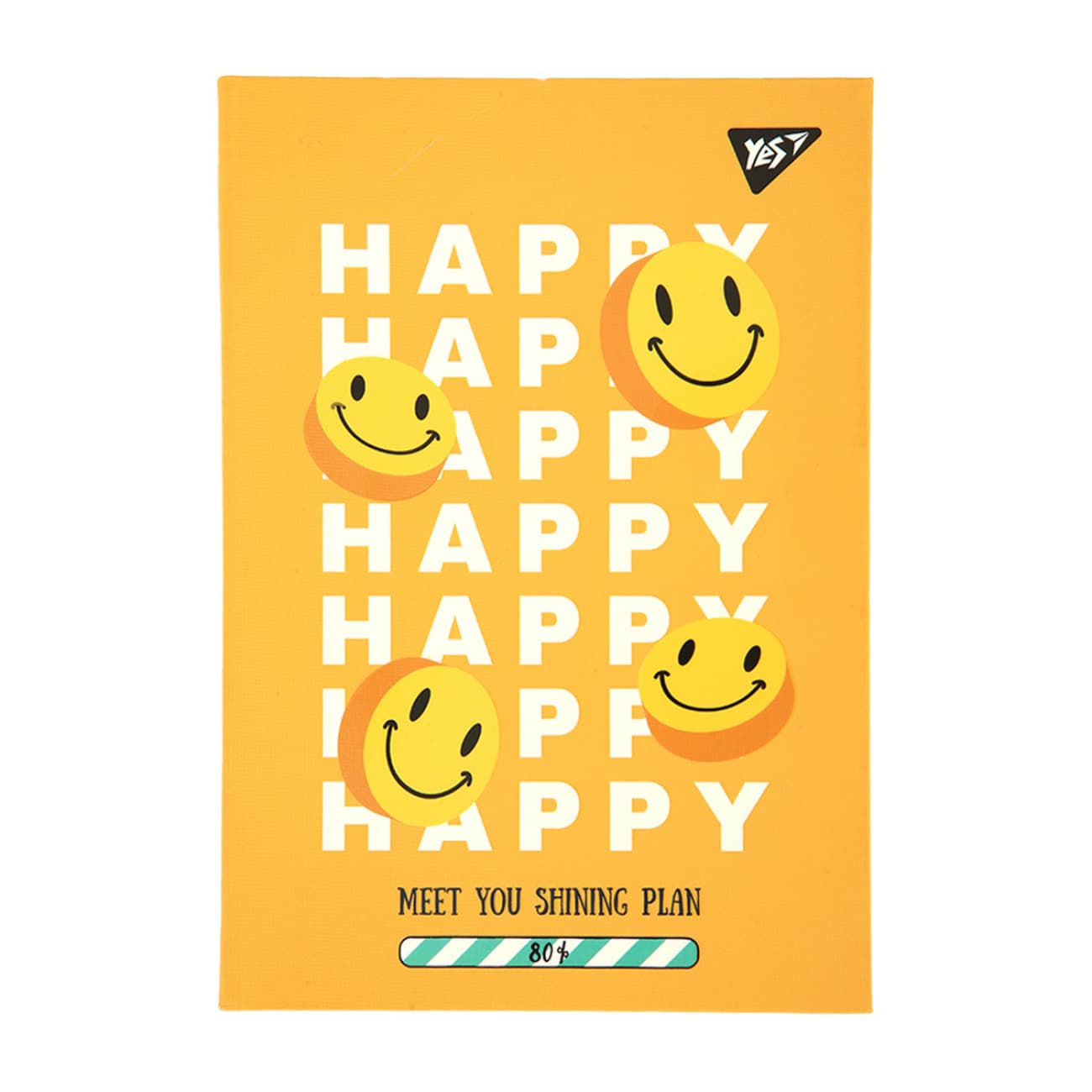 Блокнот А6 64арк. кліт. Smile інтегр. №152088/Yes/(20)(40)